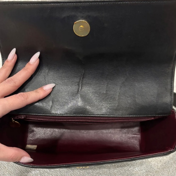 Authentic Pre-Owned CHANEL CC Mark Matelasse Shoulder Bag Lambskin Leather Brown - Picture 15 of 16